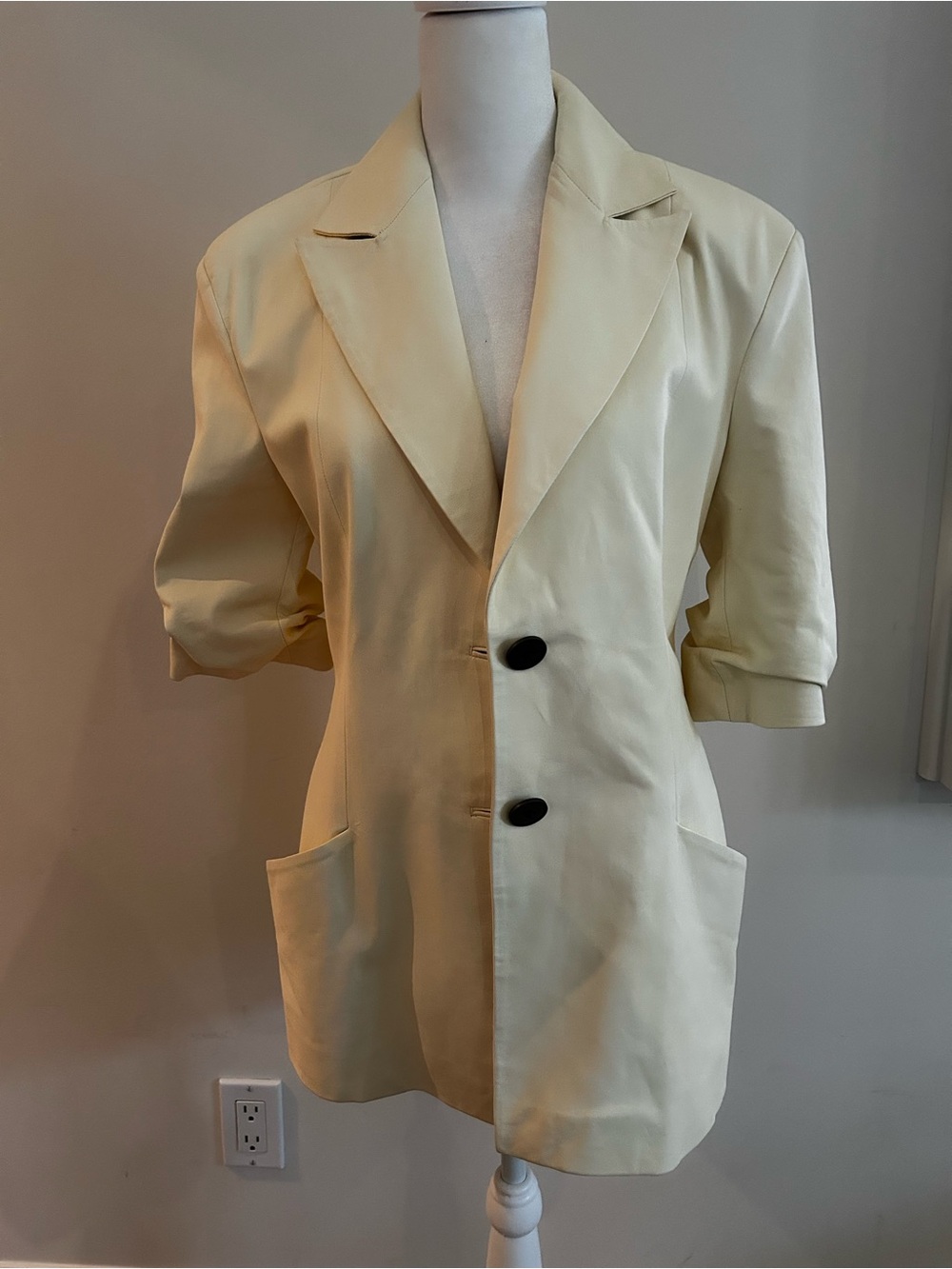 Zeynep Arcay leather blazer/jacket